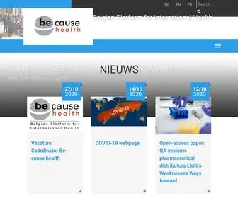 BE-Causehealth.be(BE Causehealth) Screenshot