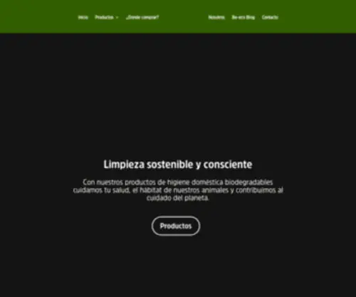 BE-Eco.com.co(Productos de aseo biodegradables en Colombia) Screenshot