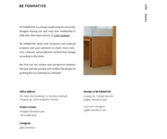 BE-Formative.com(비 포머티브) Screenshot