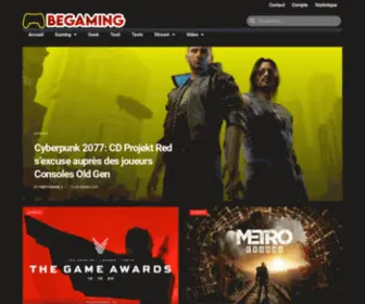 BE-Gaming.com(BeGaming Votre actu Gaming et Geek) Screenshot