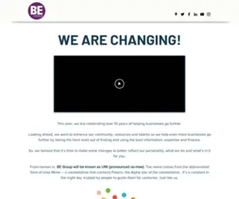 BE-Group.co.uk(We Are UMi) Screenshot