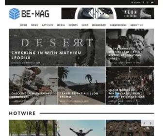 BE-Mag.com(A Rollerblading Magazine) Screenshot