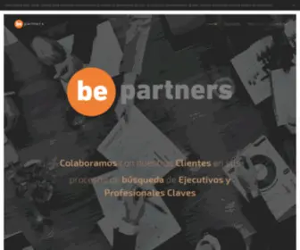 BE-Partners.cl(BE Partners) Screenshot