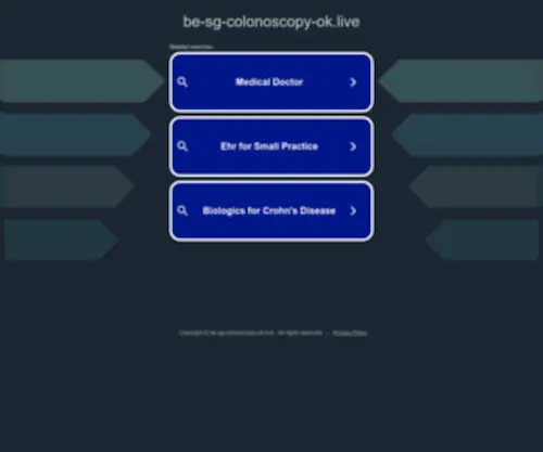 BE-SG-Colonoscopy-OK.live(Redirecting) Screenshot