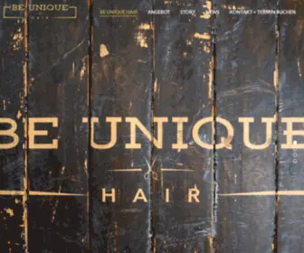 BE-Unique-Hair.ch(Der Hairsalon in Uster) Screenshot