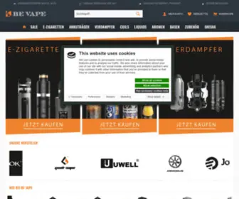 BE-Vape.de(E-Zigaretten & Zubehör bei BeVape bequem online kaufen) Screenshot