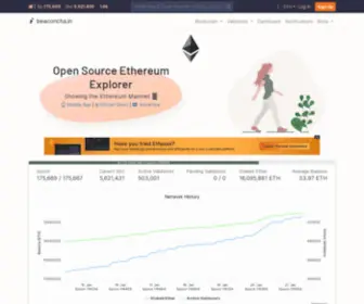 Beaconcha.in(Open Source Ethereum Blockchain Explorer) Screenshot