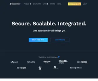Beaconstac.com(QR Code Management Platform for modern businesses) Screenshot