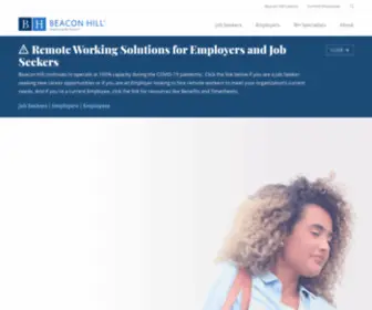 Beaconhillsg.com(Beacon Hill Staffing Group) Screenshot