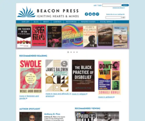 Beacon.org(Beacon Press) Screenshot