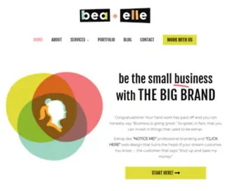 Beaandelle.com(Branding) Screenshot