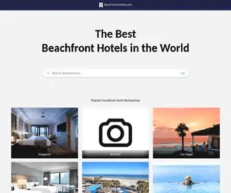 Beach-Front-Hotels.com(The Best Beachfront Hotels in the World) Screenshot