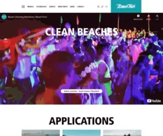 Beach-Tech.com(Beach cleaning) Screenshot
