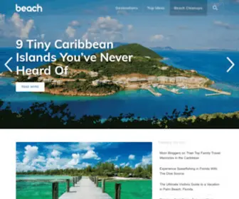 Beach.com(Beach Cleanups & Vacation Ideas at #NotOnMyBeach) Screenshot