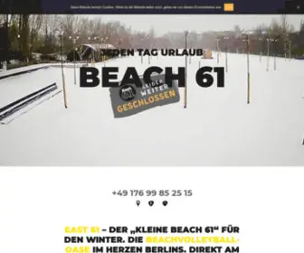 Beach61.de(Jeden Tag Urlaub) Screenshot