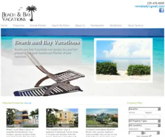 Beachandbayvacations.com(Beach and Bay Vacations) Screenshot