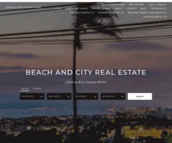 Beachandcityrealestate.com(Redondo Beach) Screenshot