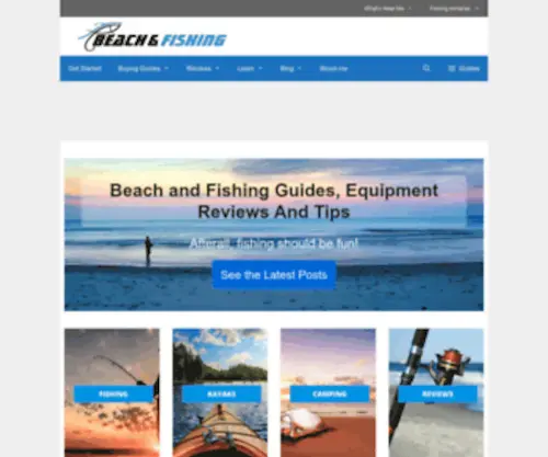 Beachandfishing.com(Beach and Fishing) Screenshot