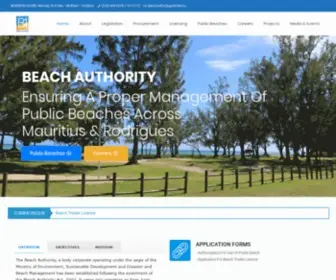 Beachauthority.mu(Our Official Website) Screenshot