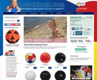 Beachballs.com(Beach Balls Worldwide with Quick Delivery) Screenshot