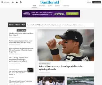 Beachblvdmagazine.com(News, sports and weather for Biloxi and Gulfport, MS) Screenshot