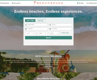 Beachbound.com(Beach Resorts & Vacation Packages) Screenshot