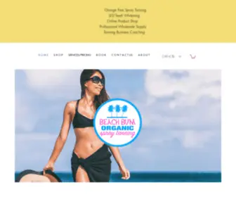 Beachbumorganicspraytanning.com(Spray Tanning) Screenshot