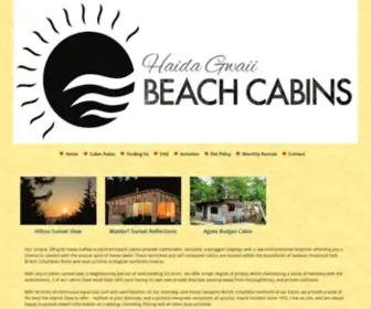 Beachcabins.com(Beach Cabins) Screenshot