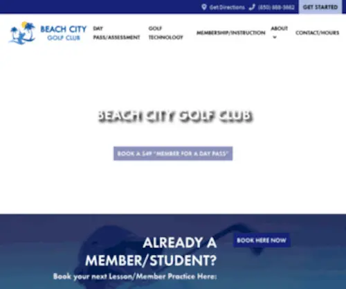 Beachcitygolfclub.com(Beach City Golf Club) Screenshot