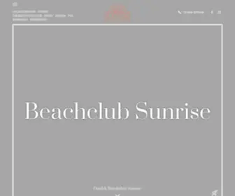 Beachclubsunrise.nl(Beachclub Sunrise) Screenshot