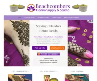 Beachcombersbazaar.com(Orlando Henna Tattoos) Screenshot