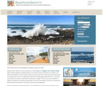 Beachcombersnw.com(Oregon & Washington Coast Vacation Rentals) Screenshot