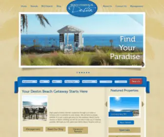 Beachcondosindestin.com(Beach Condos in Destin FL) Screenshot