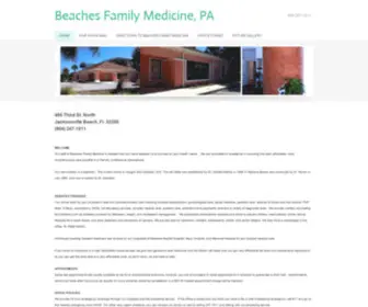 Beachesfamilymedicine.com(Beaches Family Medicine) Screenshot