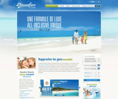 Beachesresorts.fr(Beachesresorts) Screenshot