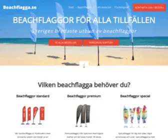 Beachflagga.se(Beachflagga) Screenshot