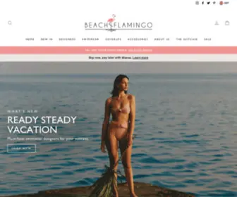 Beachflamingo.com(The ultimate destination for luxury and designer beachwear fashion) Screenshot