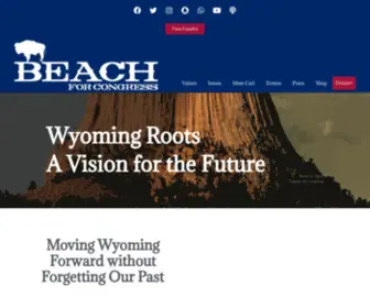 Beachforwyoming.org(Carl Beach) Screenshot