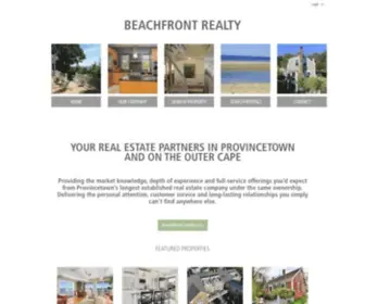 Beachfront-Realty.com(Beachfront Realty) Screenshot