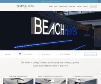 Beachhavenpacificbeach.com(Beach Haven Hotel) Screenshot