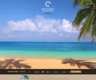 Beachhousecollection.com(Luxury Resorts in The Maldives & Sri Lanka) Screenshot