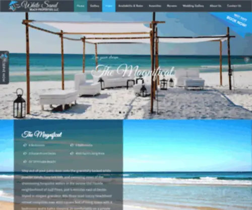 Beachhouseindestin.us(White Sand Beach Properties LLC) Screenshot