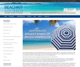 Beachkit.com.au(Premium Quality Beach Umbrellas) Screenshot