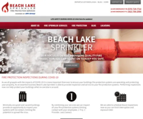 Beachlakesprinkler.com(Beach Lake Sprinkler) Screenshot