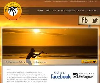 Beachlife4Life.com(Beach Services of Palm beach) Screenshot