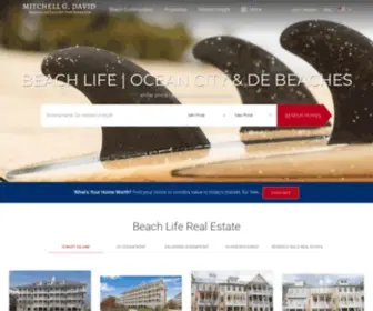 Beachlifeoceancity.com(Homes and Condos for Sale Ocean City) Screenshot