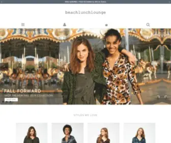 Beachlunchlounge.com(Throw-on-and-go Glamour of Modern Bohemians) Screenshot