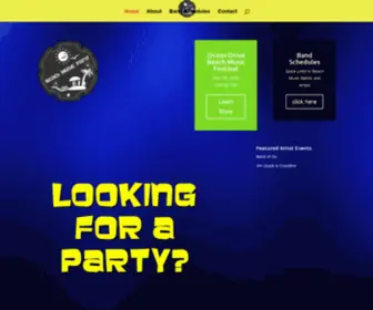BeachmusicParty.com(Beach Music Party) Screenshot