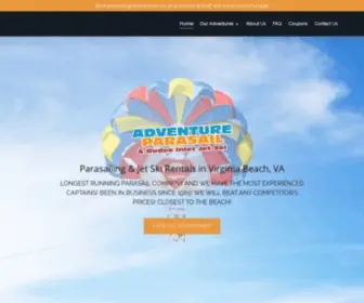 Beachparasail.com(Adventure Parasail and Rudee Inlet Jet Ski) Screenshot