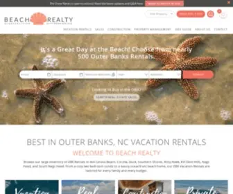 Beachrealtync.com(Outer Banks Vacation Rentals) Screenshot